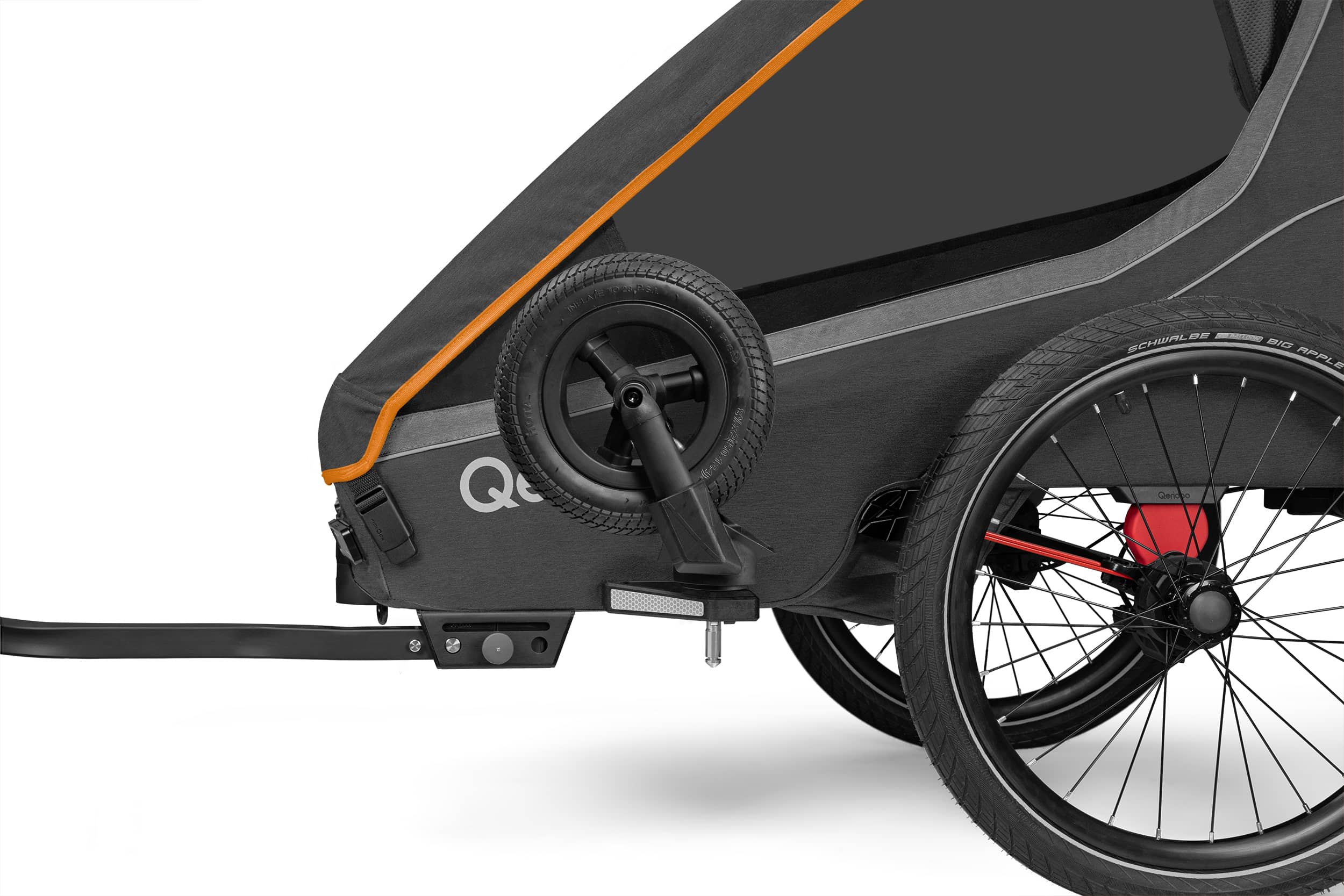 Radabweiser mit Buggyradhalter