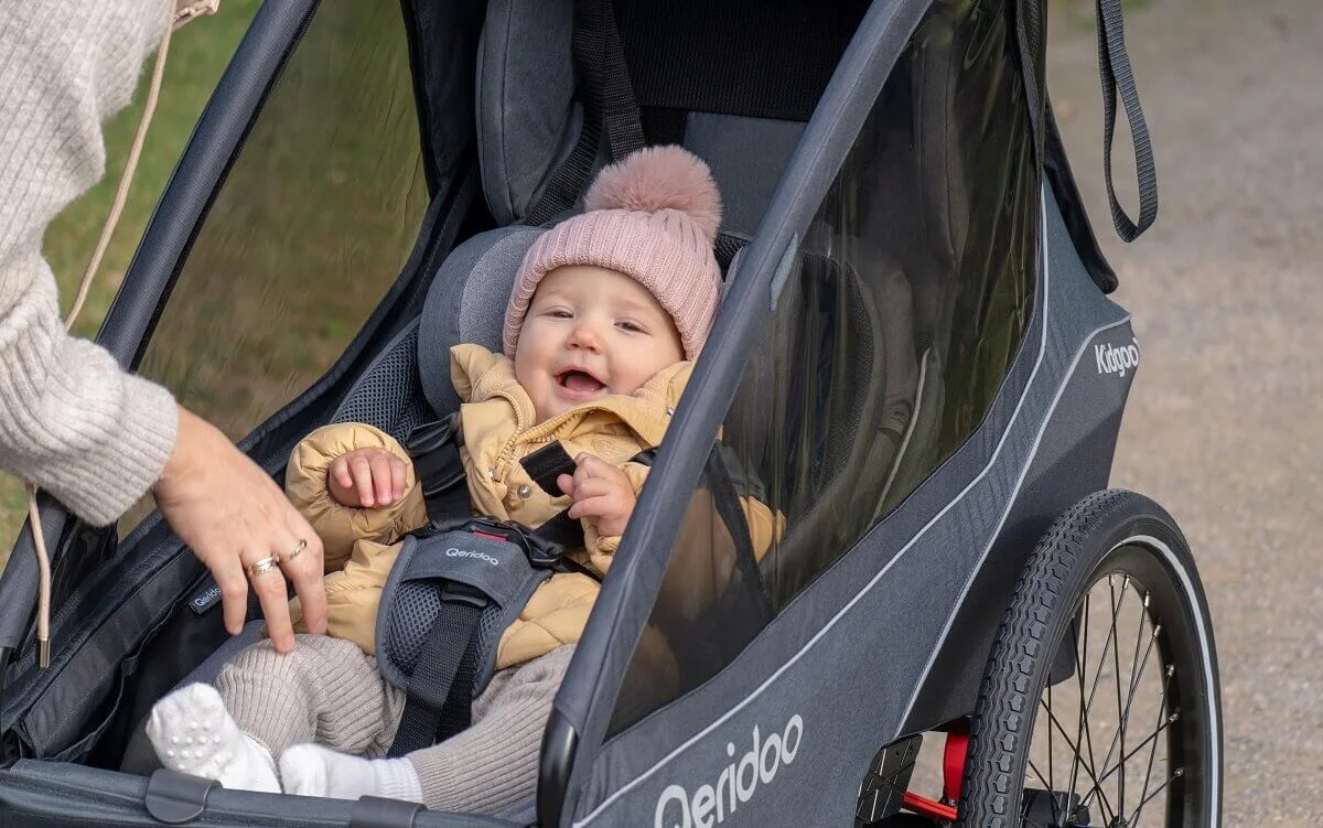Fahrkomfort für Dein Kind im Kinderfahrradanhänger