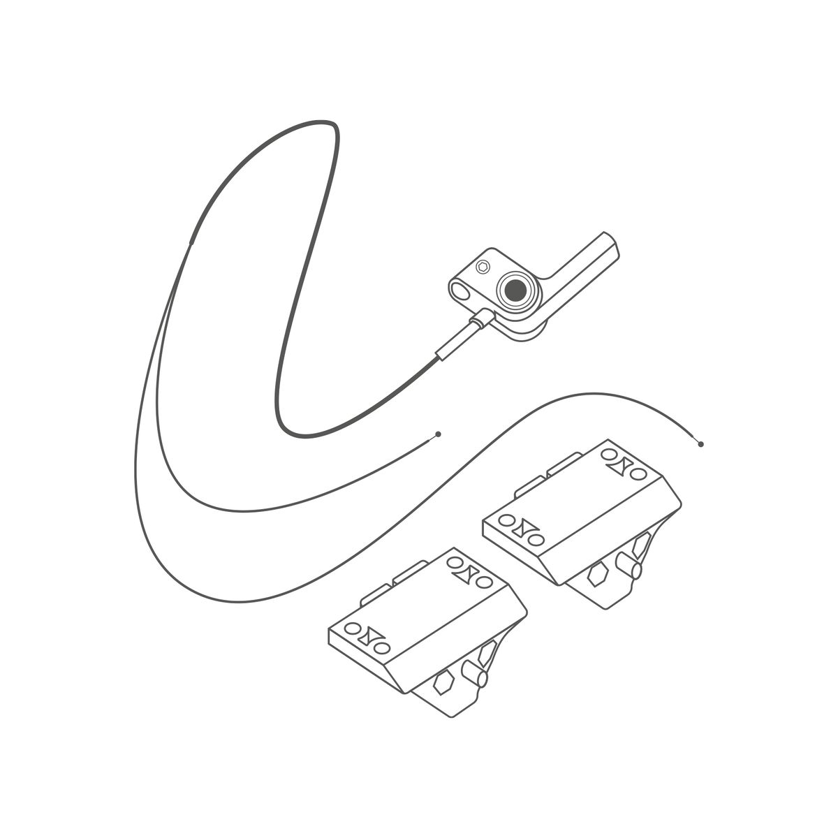 Parkbremse Nachrüstset für EinsitzerKidgoo / Sportrex