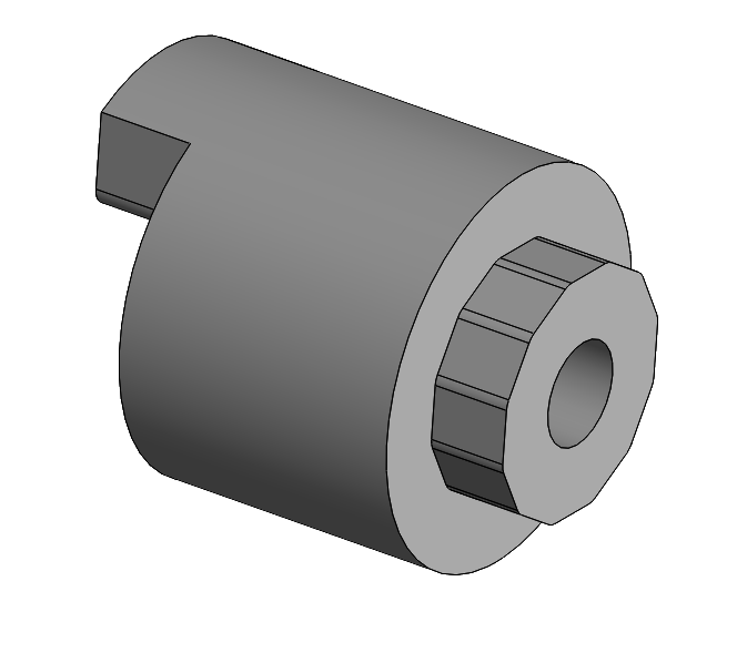Kupplungsverdrehsicherung 15mm