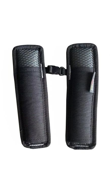 Sitzgurtpolster grau