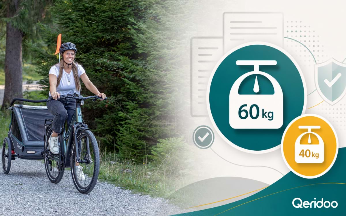 40 kg oder 60 kg? Warum es bei Fahrradanhängern zwei Gewichtsangaben gibt