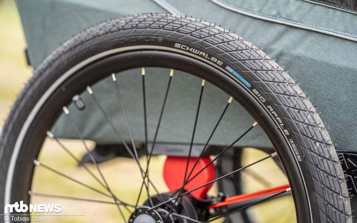 Schwalbe Big Apple-Reifen am Kidgoo 1