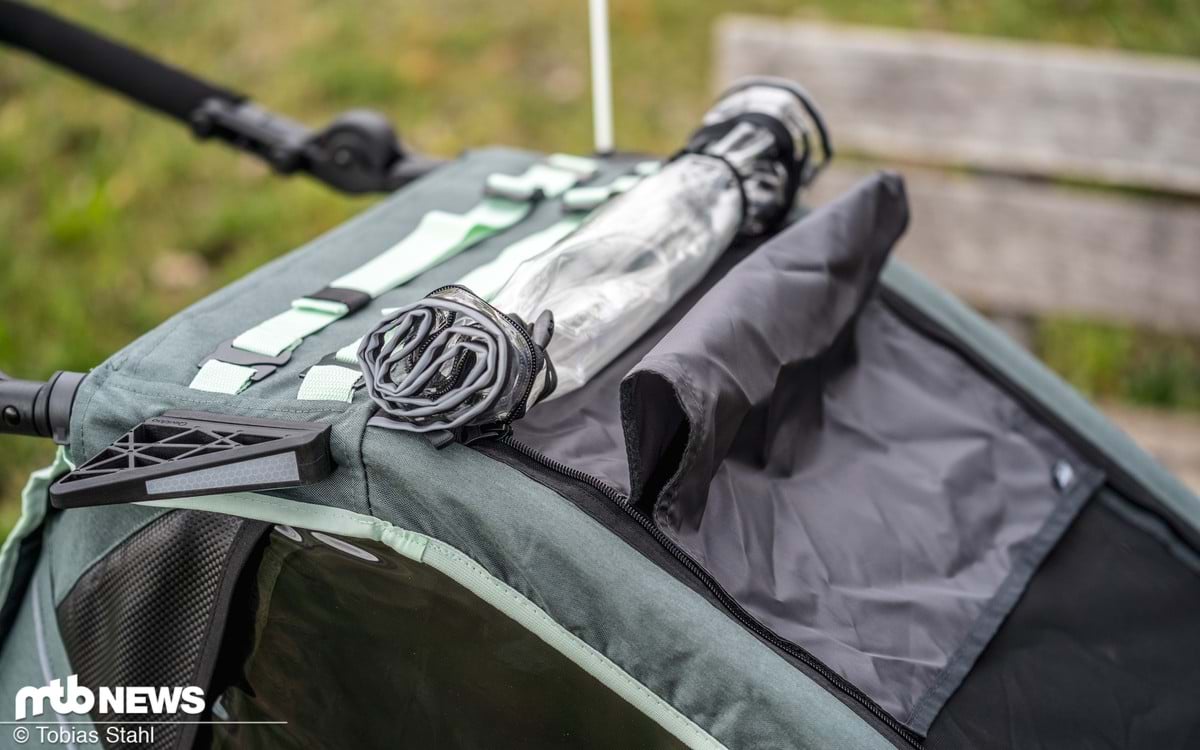 Verdeck und Wetterschutz des Kidgoo 1