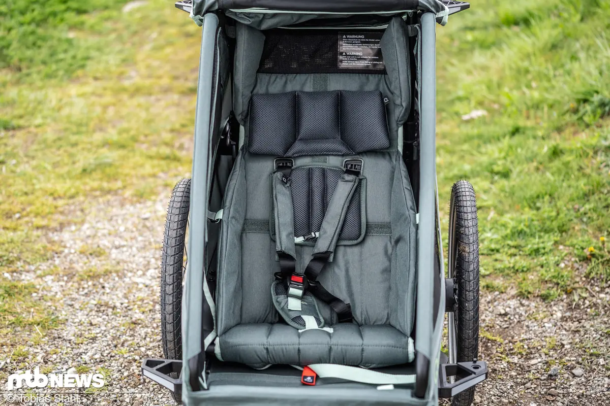 Gepolsterter Innenraum des Kidgoo 1