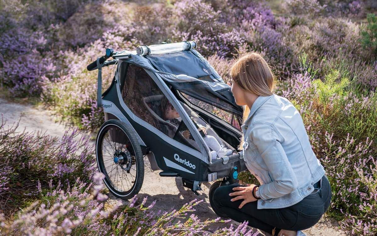 Kinderanhänger zum Joggen bei jedem Wetter