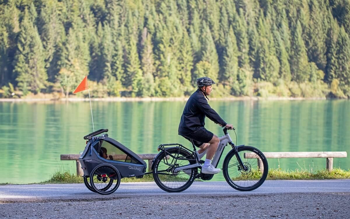 E-Bike mit Anhänger